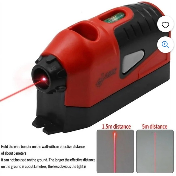 Mini Portable Vertical Laser Spirit Level Laser Straight Level 90 Degree - Picture 9 of 11